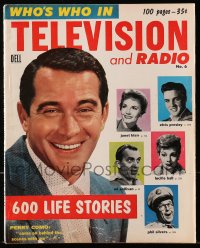 8x829 WHO'S WHO IN TELEVISION & RADIO magazine 1956-57 Elvis Presley, Lucille Ball, Ed Sullivan
