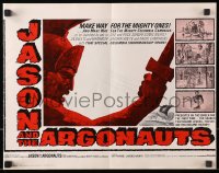 8x542 JASON & THE ARGONAUTS pressbook 1962 special fx by Ray Harryhausen, cool art of colossus!