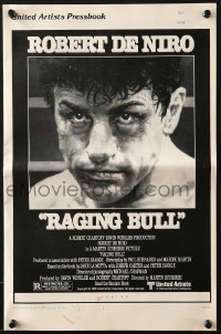 8x603 RAGING BULL pressbook 1980 Martin Scorsese, Hagio art of Robert De Niro as boxer Jake LaMotta!