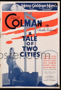 8x046 TALE OF TWO CITIES English pressbook 1935 Ronald Colman, Elizabeth Allan, Charles Dickens!