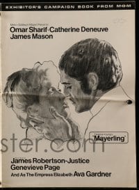 8x575 MAYERLING pressbook 1969 no woman could satisfy Omar Sharif until Catherine Deneuve!