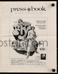 8x629 SUPER FLY pressbook 1972 bad dude Ron O'Neal has a plan to stick it to The Man!