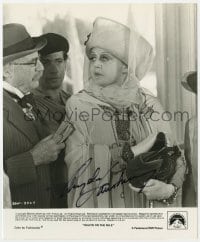 8y146 ANGELA LANSBURY signed 8x9.75 still 1978 close up wearing great outfit in Death on the Nile!