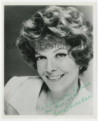 8y633 ANN SHERIDAN signed 8.25x10 REPRO still 1960s great smiling portrait later in her career!