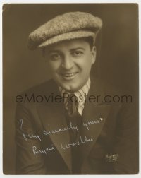 8y158 BRYANT WASHBURN signed deluxe 7.5x9.5 still 1920s great smiling portrait by Hartsook!