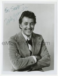 8y722 FARLEY GRANGER signed 7x9 REPRO still 1980s great smiling portrait in suit with arms crossed!