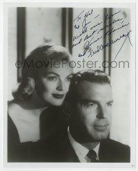 8y728 FRED MACMURRAY/JUNE HAVER signed 8x10 REPRO still 1970s by BOTH husband and wife!