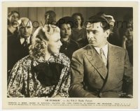 8y191 GEORGE BRENT signed 8x10 still 1935 great close up with Ginger Rogers in In Person!