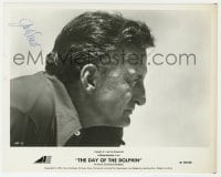 8y192 GEORGE C. SCOTT signed 8x10 still 1973 super close profile portrait from Day of the Dolphin!