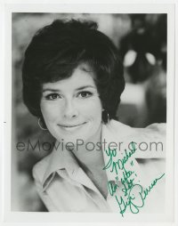 8y739 GIGI PERREAU signed 8x10.25 REPRO still 1970s head & shoulders of the French actress!