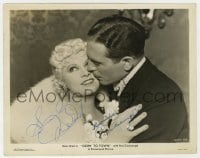 8y203 GOIN' TO TOWN signed 8x10.25 still 1935 by BOTH Mae West AND Paul Cavanagh, great close up!