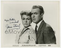 8y222 JAMES STEWART signed 8x10.25 still 1956 c/u with Doris Day in The Man Who Knew Too Much!