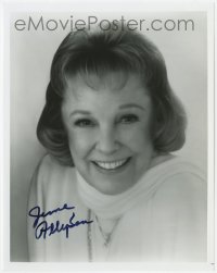 8y813 JUNE ALLYSON signed 8x10 REPRO still 1980s smiling portrait later in her career!
