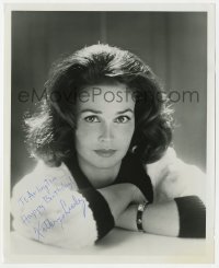 8y818 KATHRYN GRANT signed 8x10 REPRO still 1970s head & shoulders portrait of the pretty actress!