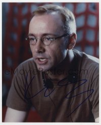 8y573 KEVIN SPACEY signed color 8x9.75 REPRO still 2000s close up wearing glasses with open mouth!