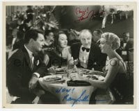 8y250 LIFE OF HER OWN signed TV 8x10.25 still R1950s by BOTH Lana Turner AND Barry Sullivan!
