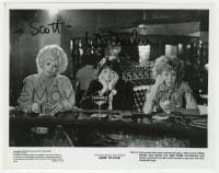 8y252 LILY TOMLIN signed 8x10 still 1980 at bar with Dolly Parton & Jane Fonda in Nine to Five!