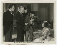 8y259 LORETTA YOUNG signed 8x10.25 still 1930 super young with four men in Road to Paradise!