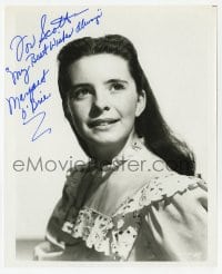 8y860 MARGARET O'BRIEN signed 8x10 REPRO still 1980s smiling portrait when she was a teenage star!