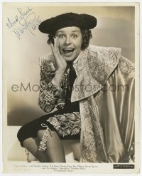 8y264 MARTHA RAYE signed 8x10 still 1938 great portrait in matador outfit from Tropic Holiday!