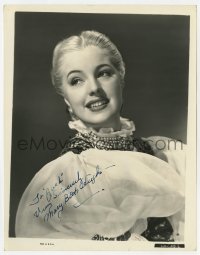 8y267 MARY BETH HUGHES signed 8x10.25 still 1940s c/u of the pretty actress from Four Sons!