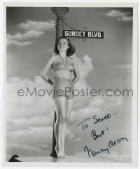 8y888 NANCY OLSON signed 8x10 REPRO still 1980s sexy cheesecake portrait from Sunset Blvd!