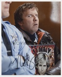 8y587 NICK SWARDSON signed color 8x10 REPRO still 2000s great close up holding Jimmy album by cop!