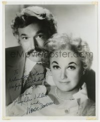 8y286 PHYLLIS DILLER/WARDE DONOVAN signed 8.25x10 still 1970s when they were husband and wife!