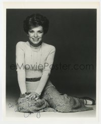 8y907 POLLY BERGEN signed 8x10 REPRO still 1980s great smiling portrait later in her career!