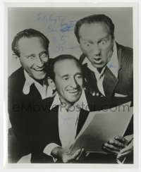 8y926 RITZ BROTHERS signed 8x10 REPRO still 1970s by Al, Jimmy AND Harry Joachim!