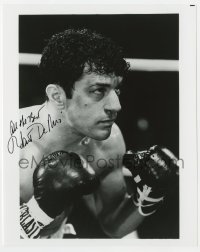 8y929 ROBERT DE NIRO signed 8x10 REPRO still 1990s best c/u as boxer Jake LaMotta in Ranging Bull!