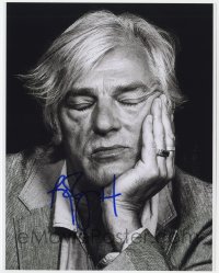 8y936 ROBYN HITCHCOCK signed 8x10 REPRO still 2000s closed eye portrait with head on hand!