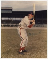 8y599 STAN MUSIAL signed color 8x10 REPRO still 1951 the St. Louis Cardinals baseball legend!