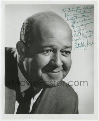 8y963 STUBBY KAYE signed 8.25x10 REPRO still 1970s head & shoulders portrait of the actor!