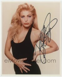 8y600 TAYLOR DAYNE signed color 8x10 REPRO still 1990s sexy portrait of the singer/songwriter!