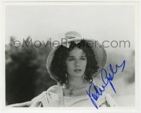 8y982 VALERIA GOLINO signed 8x10 REPRO still 1980s the pretty Italian actress wearing cross!