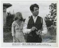 8y316 WARREN BEATTY signed 8.25x10 still 1967 great c/u with Faye Dunaway from Bonnie and Clyde!