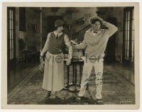 8y318 WESLEY BARRY signed 8x10.25 still 1924 c/u with Gertrude Olmstead in George Washington Jr.!