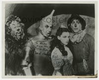 8y998 WIZARD OF OZ signed 8x10 REPRO still 1970s by BOTH Jack Haley AND Ray Bolger, Wizard of Oz!