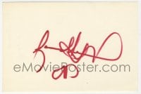8y444 JASON ALEXANDER signed 4x6 index card 1980s it can be framed & displayed with a repro still!