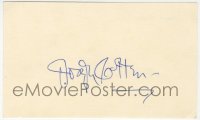 8y454 JOSEPH COTTEN signed 3x5 index card 1980s can be framed & displayed with a repro still!