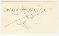 8y498 TIPPI HEDREN signed 3x5 index card 1980s it can be framed & displayed with a repro still!