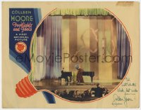 8y010 FOOTLIGHTS & FOOLS signed LC 1929 by Colleen Moore, she's performing on stage by piano, rare!