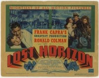 8y001 LOST HORIZON signed TC 1937 by director Frank Capra, Sam Jaffe AND Jane Wyatt!