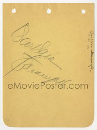 8y323 BARBARA STANWYCK signed 5x6 album page 1938 it can be framed with the included still!