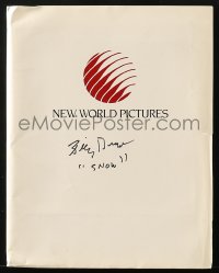 8y040 BILLY DRAGO signed presskit w/ 8 stills 1986 great scenes & portraits from Vamp!