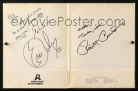 8y051 RUDE AWAKENING signed presskit w/ 5 stills 1989 by BOTH Eric Roberts AND Robert Carradine!