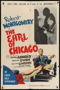 8z254 EARL OF CHICAGO style D 1sh 1940 Montgomery, can a Lord of England be Czar of the underworld?
