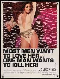 8z304 FLAREUP 1sh 1970 most men want to love sexy Raquel Welch, but one man wants to kill her!