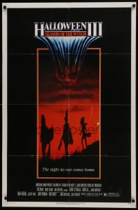 8z386 HALLOWEEN III 1sh 1982 Season of the Witch, horror sequel, the night no one comes home!
